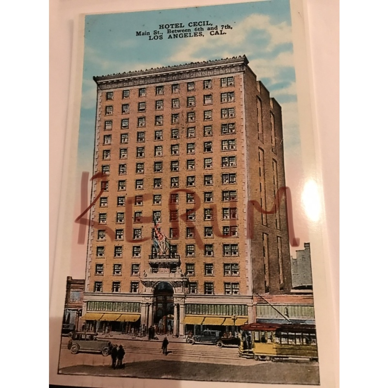 Cecil Hotel 4 x 6 photograph of the hotel as it was in the early 1930’s