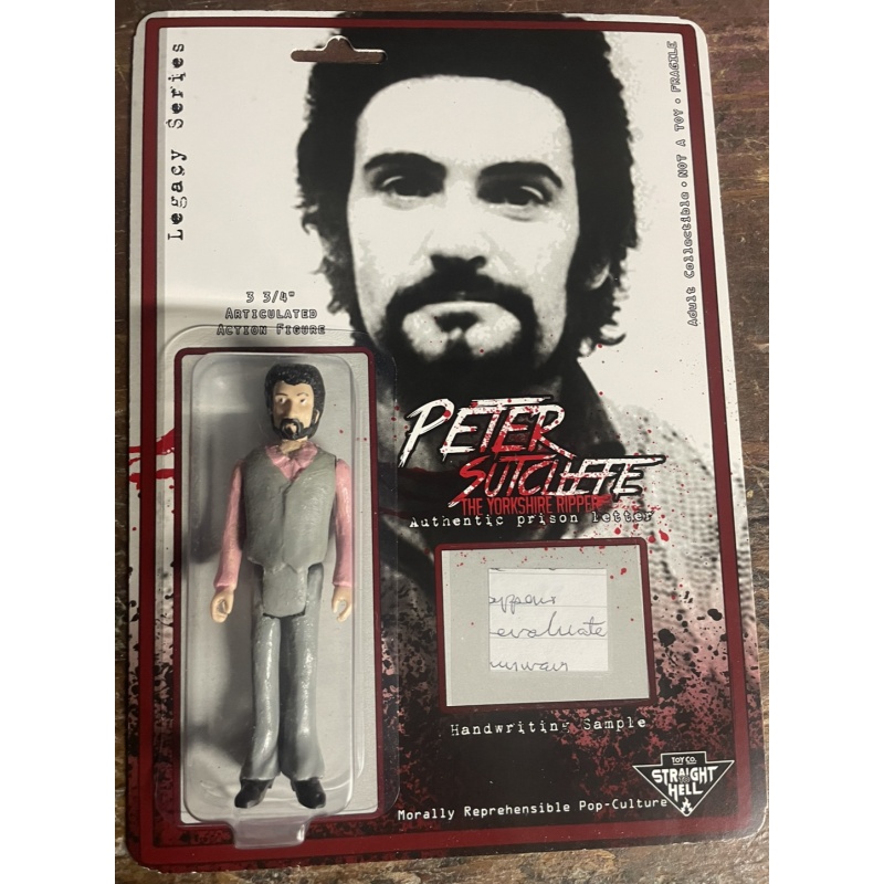 Peter Sutcliffe figure WITH RELIC