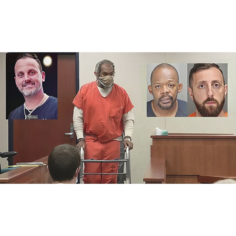 ROY DONTA LARRY | Attorney wrote himself into client’s will, then ordered him killed in murder conspiracy with bike-riding hit man / Detroit man charged for murder of Hutch’s Hip-Hop Jewelry owner Dan Hutchinson | Autographed Letter, Signed