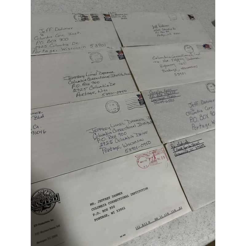 Jeffrey Dahmer Prison Mail