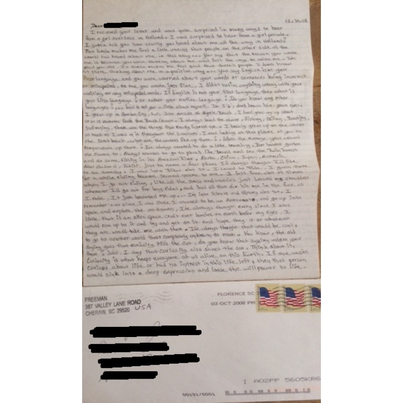 STEPHEN BRYANT HANDWRITTEN LETTER + ENVELOPE