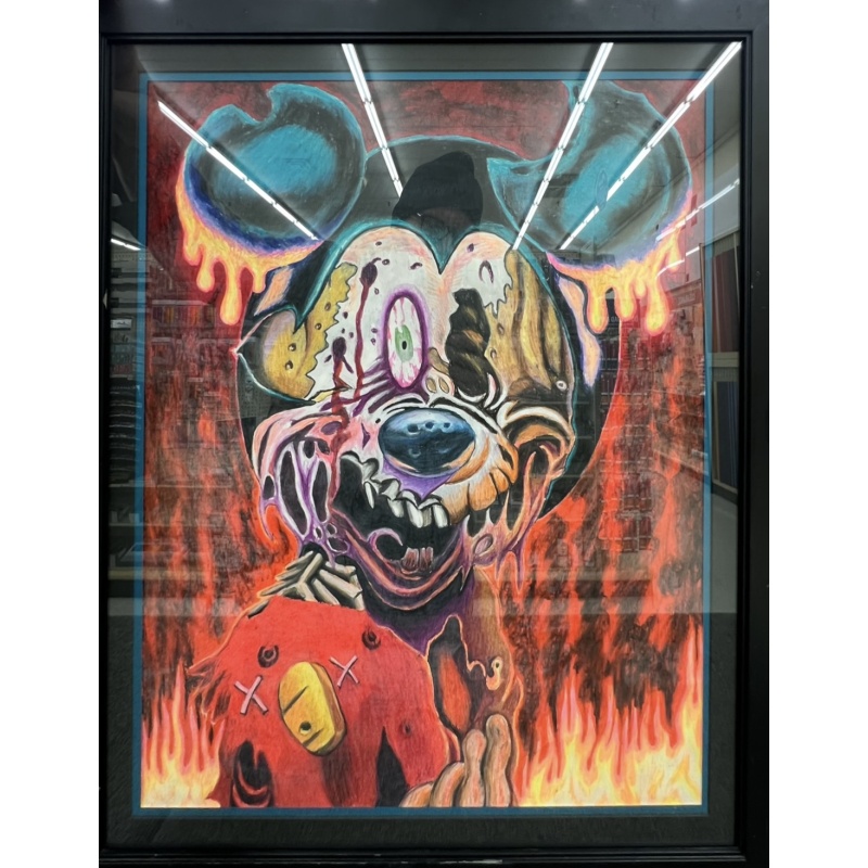 “Melting Mickey” by The Happy Face Killer Keith Jesperson