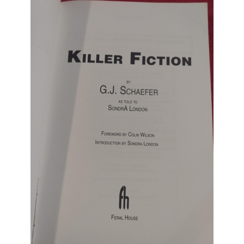 Killer Fiction by G.J. Schaefer