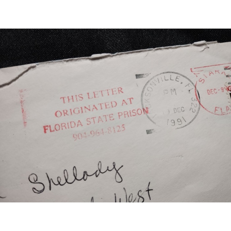 Ottis Toole's envelope from 1991