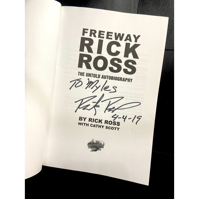 FREEWAY RICK ROSS Autographed Book