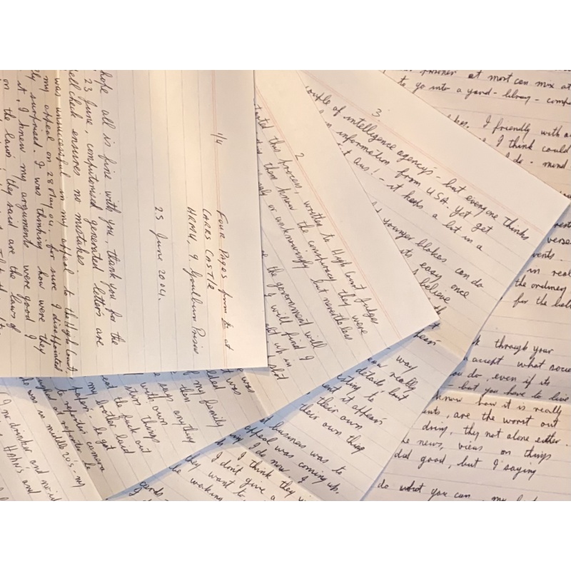 IVAN MILAT 4 PAGE HANDWRITTEN LETTER/ENVELOPE SET