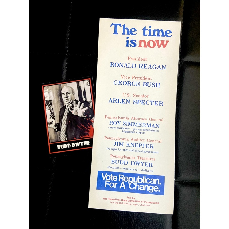 BUDD DWYER Vintage Political Flyer
