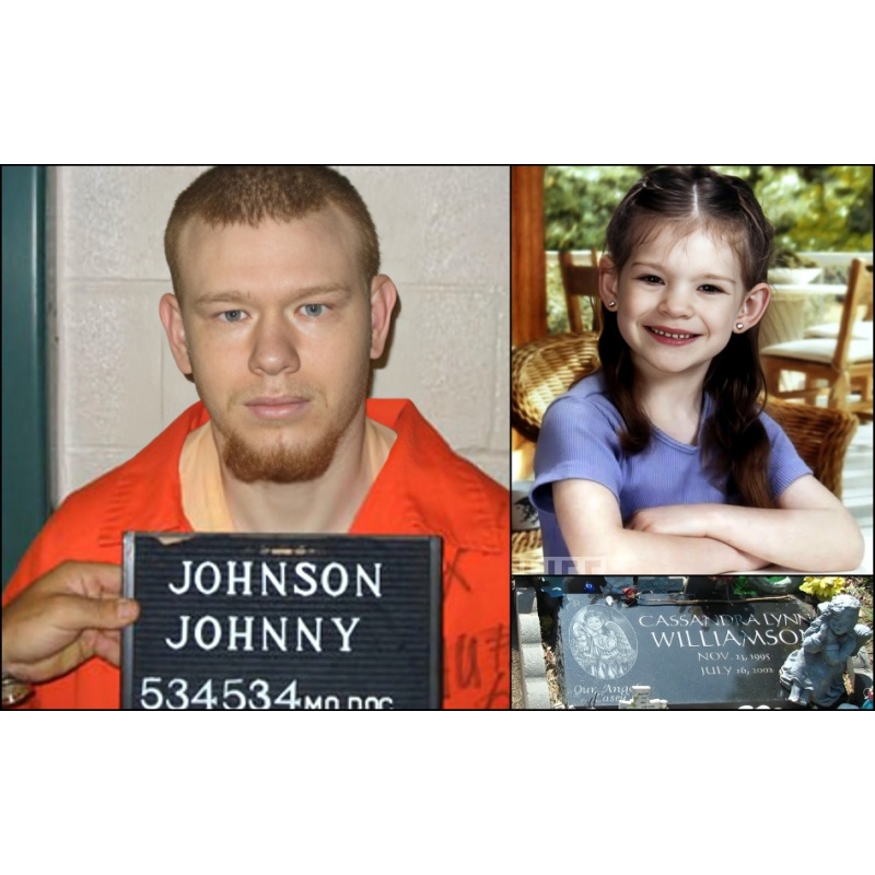 JOHNNY ALLEN JOHNSON |  Murdered Six-Year Old Casey Williamson On July 26, 2002 | Lifted a basketball-sized boulder and brought it down on the girl's head and neck | Sentenced to death on March 7, 2005 | Lot of 5 ALS