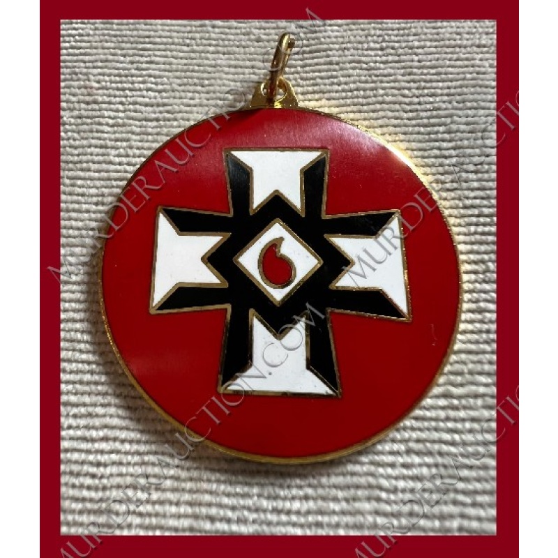 Ku Klux Klan MIOAK Blood Drop Cross pendant