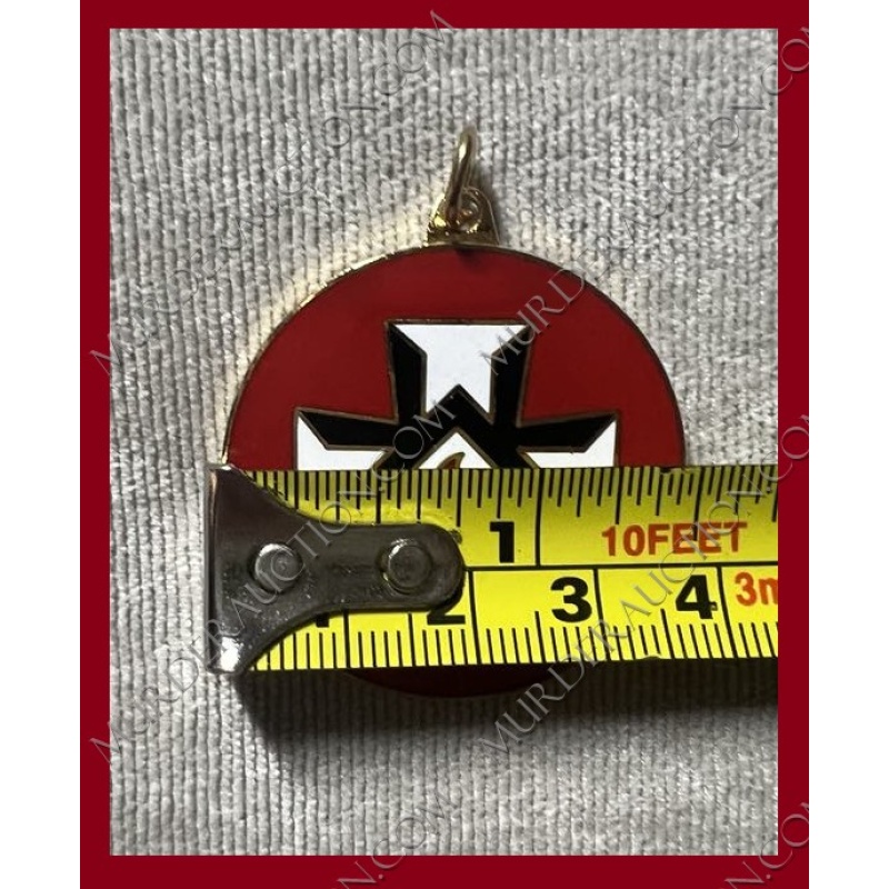 Ku Klux Klan MIOAK Blood Drop Cross pendant