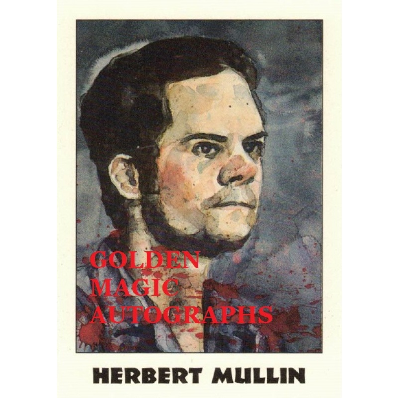 HERBERT MULLIN TRUE CRIME SERIES 2 TRADING CARD; CARD NO. 103