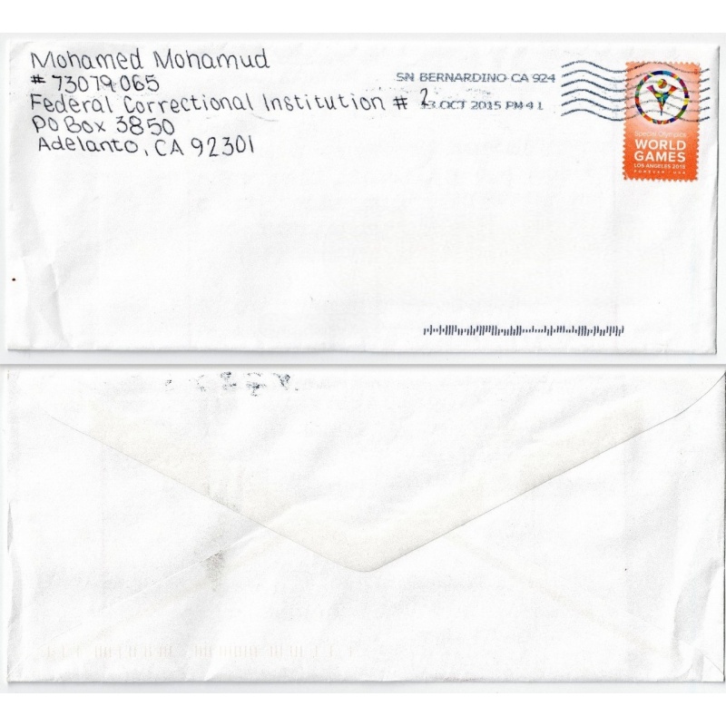 MOHAMED OSMAN MOHAMUD | The 2010 Portland car bomb plot | Former University of Oregon University Student declares: “I Hate Americans” | Sentenced to 30yr at FCI Sandstone (MN) | Hand-written ALS