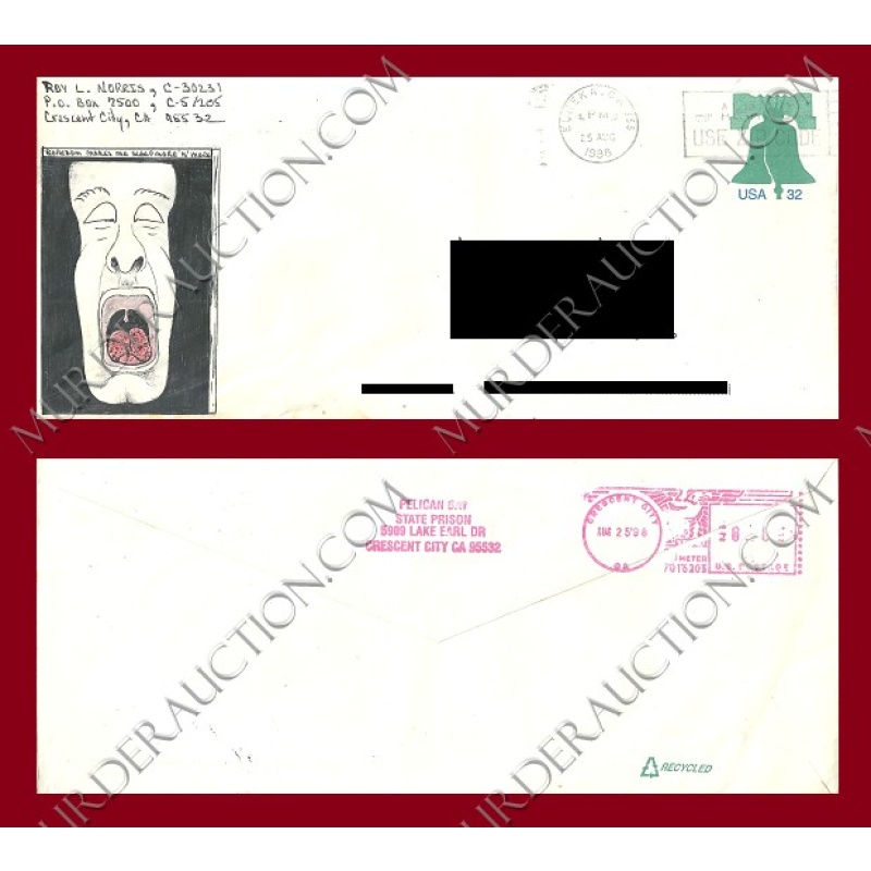 Roy Norris envelope 8/25/1998 DECEASED