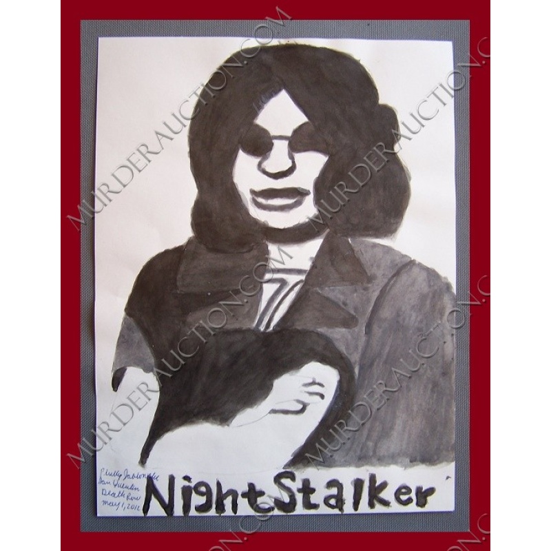 Phillip Jablonski Richard Ramirez panting 9"×12" 5/1/2012 DECEASED