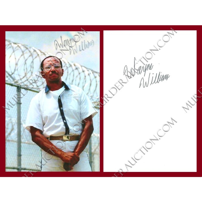 Wayne Williams signed photograph 4"×6"