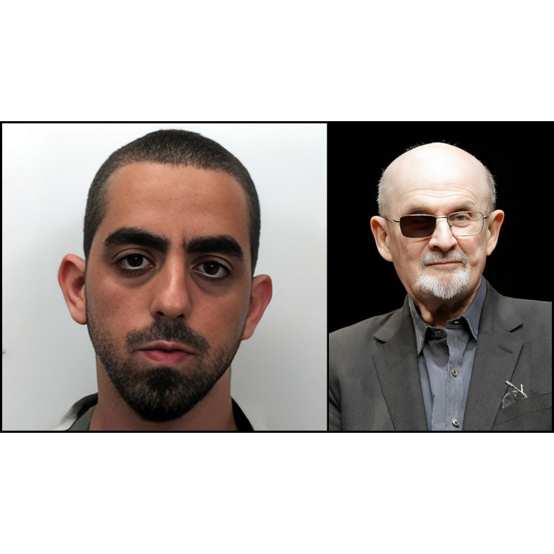 HADI MATAR | Stabbing of Salman Rushdie | US-born Iran sympathizer accused of stabbing Salman Rushdie | Rushdie suffered severe injuries, including loss of sight in his right eye and damage to his left hand | ALS