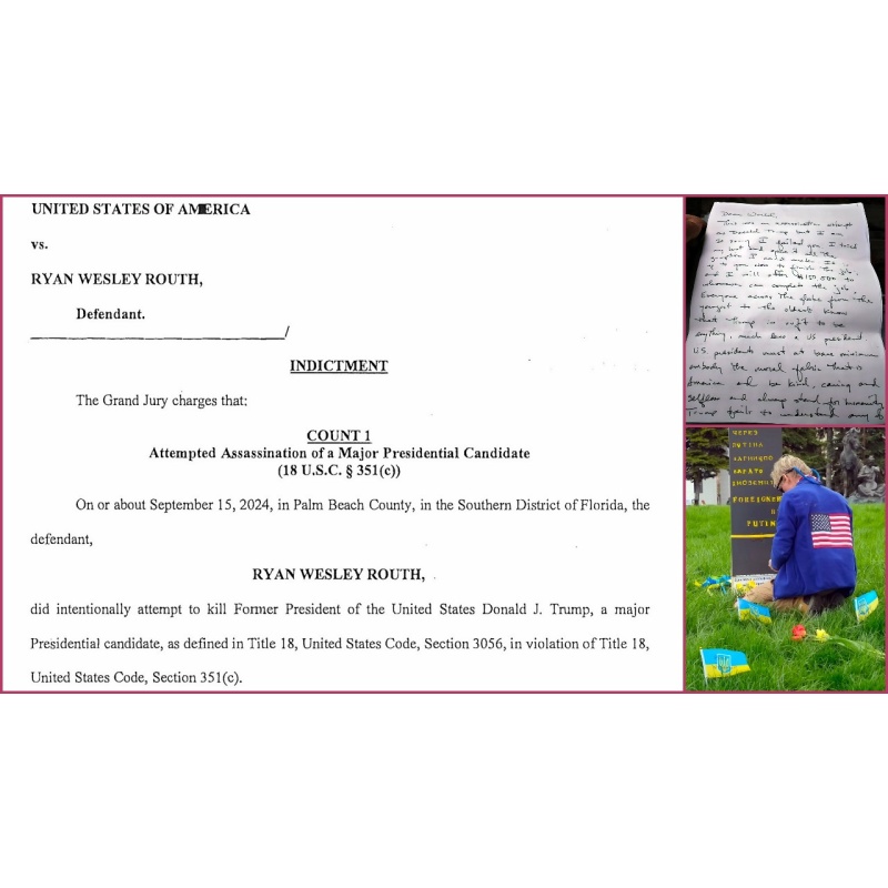 RYAN WESLEY ROUTH | Indicted for Attempted Assassination of Former President Trump | Voted For Trump Before Wishing He Was “Gone”, Donated To Democrats And Fought In Ukraine | ALS