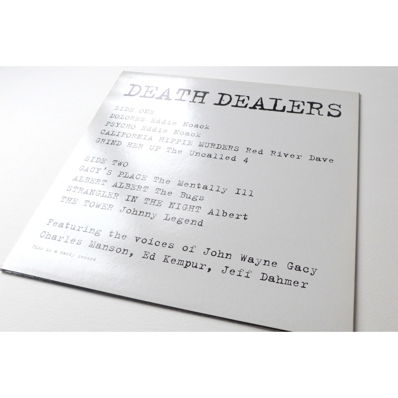 Death Dealers 1995 12" Vinyl Record, John Wayne Gacy, Charles Manson, Ed Kemper,  Jeffrey Dahmer