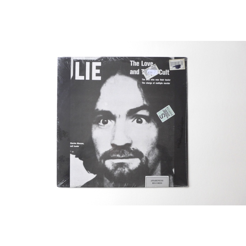 Charles Manson - LIE: The Love And Terror Cult Sealed "Awareness Records 1987" 12" Vinyl Record, Manson Family