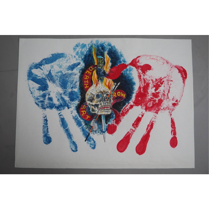 Artwork by Charles Ng - Handprint Palm Print Series 9x12