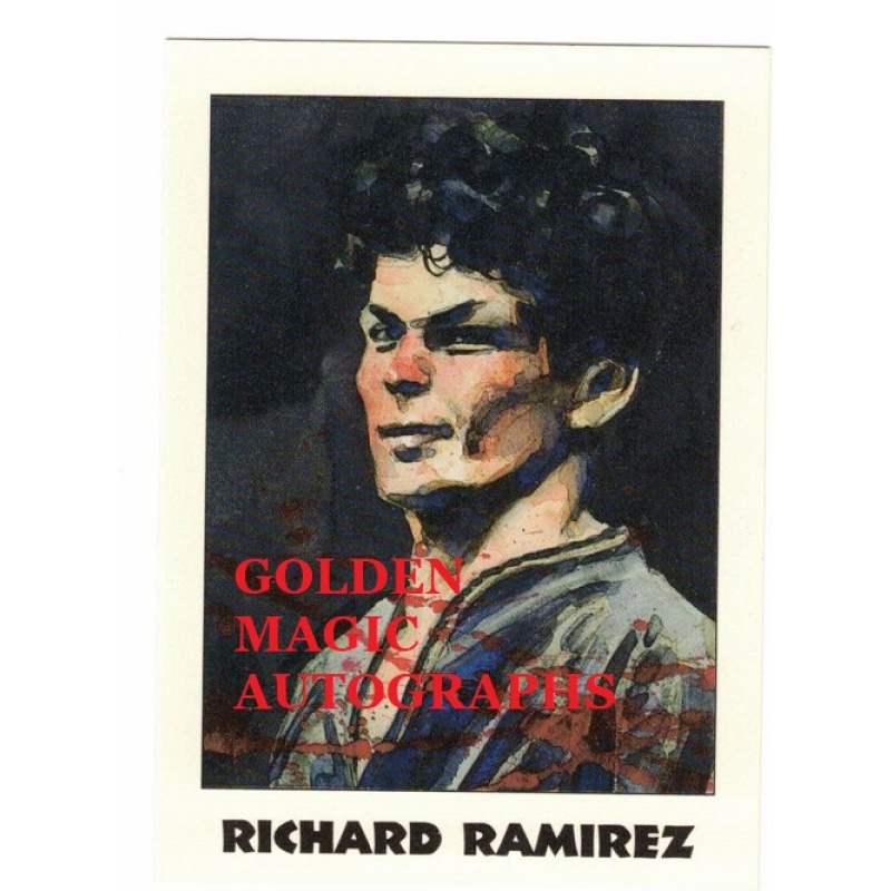 RICHARD RAMIREZ SERIES 2 TRUE CRIME TRADING CARD; CARD NO. 61