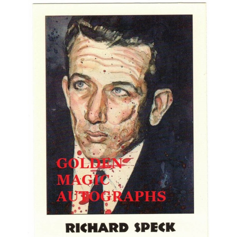 RICHARD SPECK SERIES 2 TRUE CRIME TRADING CARD; CARD NO. 70