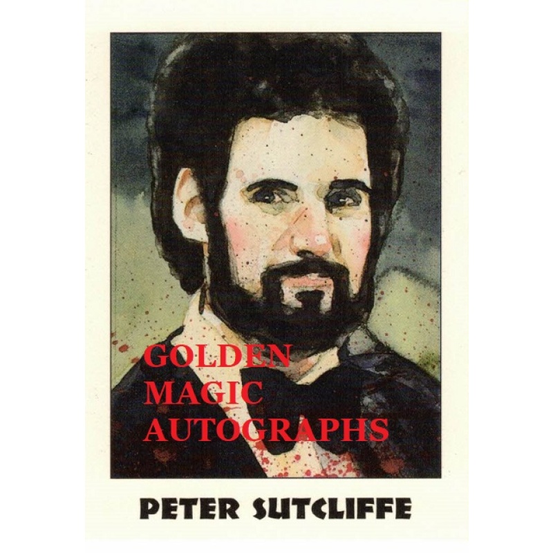 PETER SUTCLIFFE TRUE CRIME SERIES 2 TRADING CARD; CARD NO. 84