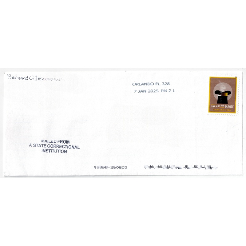 BERNARD EUGENE GILES | One Of America's Most Notorious Serial Killers Has Confessed That Murdering Young Women Was His "life's passion", And That Each Attack Left Him Feeling "extraordinarily hyped" | Autographed Letter Signed