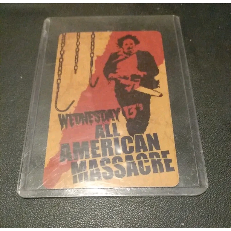 Wednesday 13 All American Massacre Signed Card