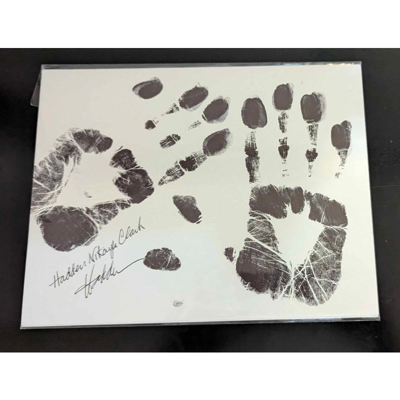 Hadden Clark ink handprints