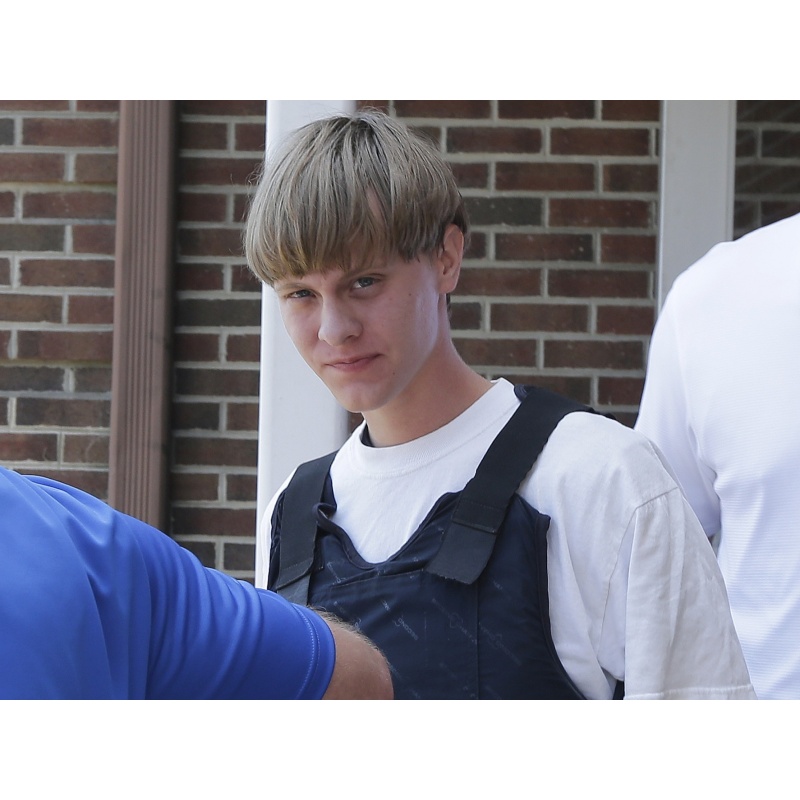 Dylann Roof Handwritten Two Page Letter and Envelope