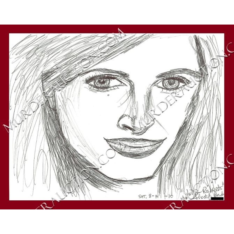 Robert Bardo Julia Roberts drawing 8/10/2010