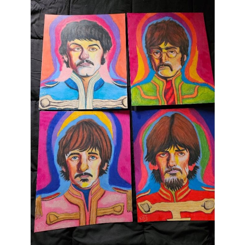 Keith Jesperson BEATLES SET OF 4 NEW 2024