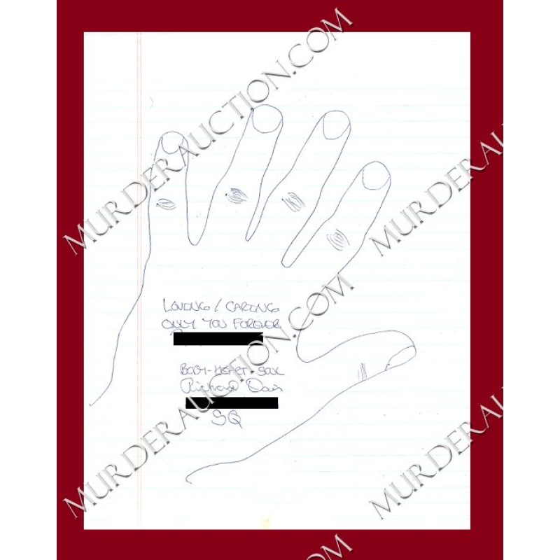 Richard Allen Davis hand tracing