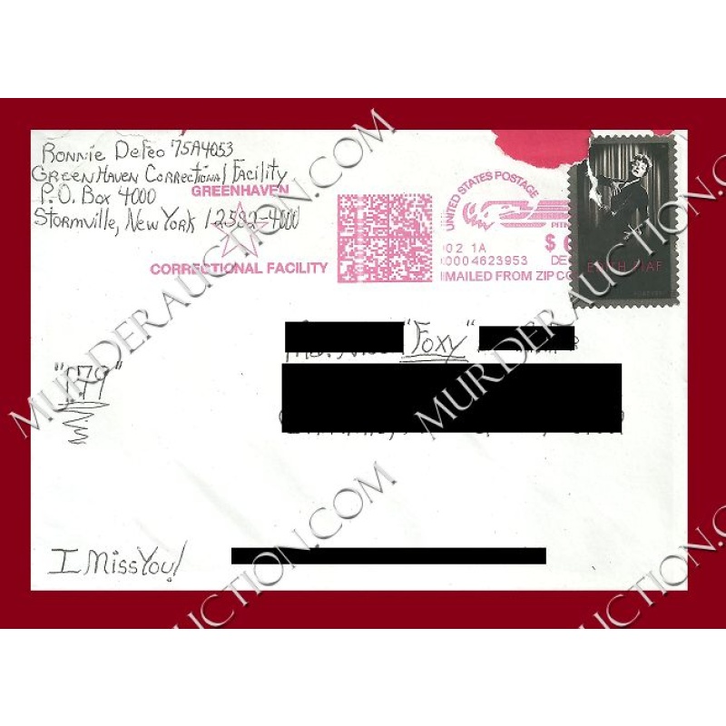 Ronald DeFeo card/envelope 12/12/2012 DECEASED