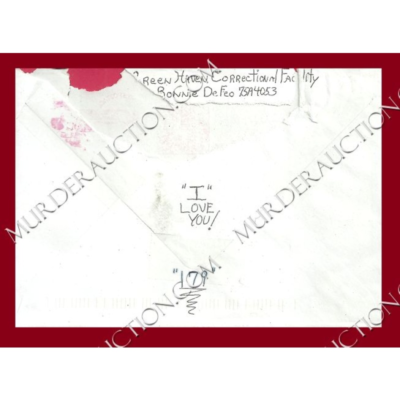 Ronald DeFeo card/envelope 12/12/2012 DECEASED