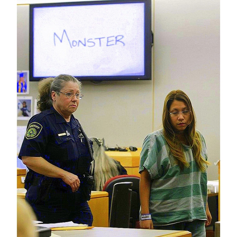 ELIZABETH DENISE ESCALONA | Mother Who Super-Glued 3yo Daughter’s Hands To Wall And Beating For Potty-Training Accident Sentenced To 99 Years In Prison: “I’m not a monster” | Autographed Letter, Signed