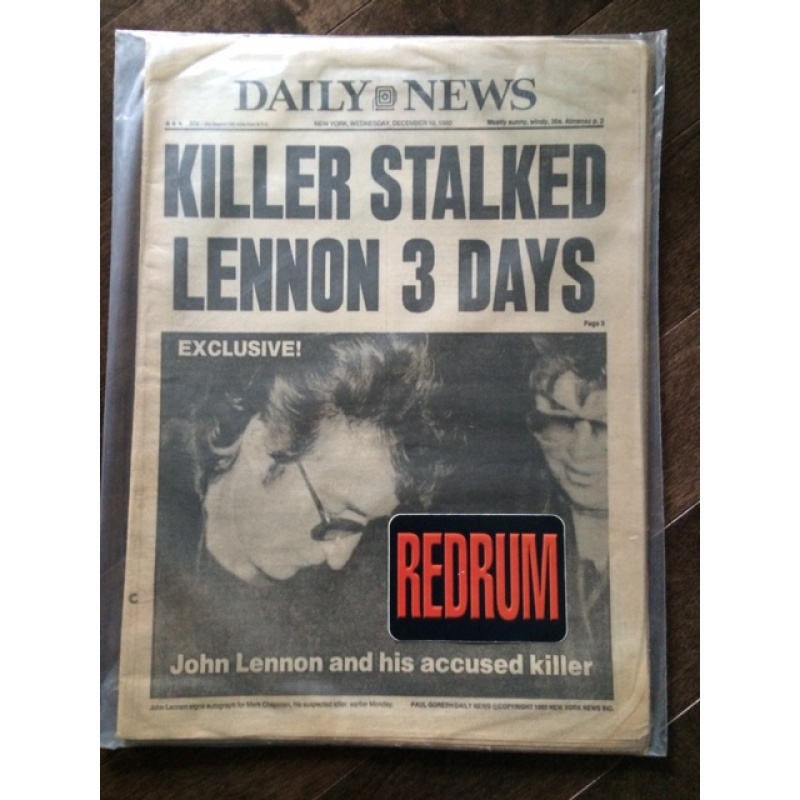 Daily News New York complete newspaper Wednesday December 10 , 1980