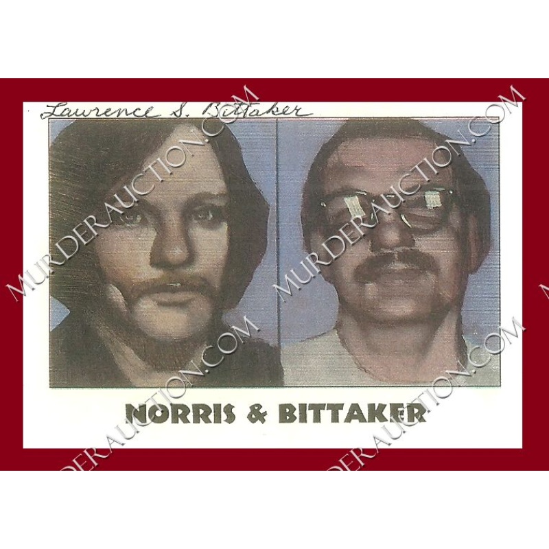 Lawrence Bittaker signed Eclipse card DECEASED