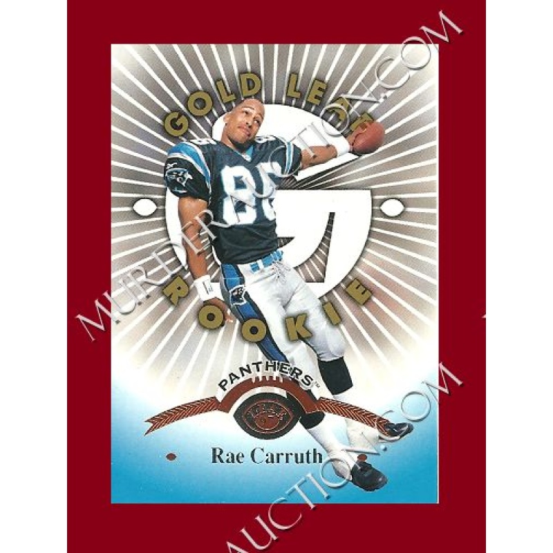 RAE CARRUTH 1997 LEAF Donruss football card #159