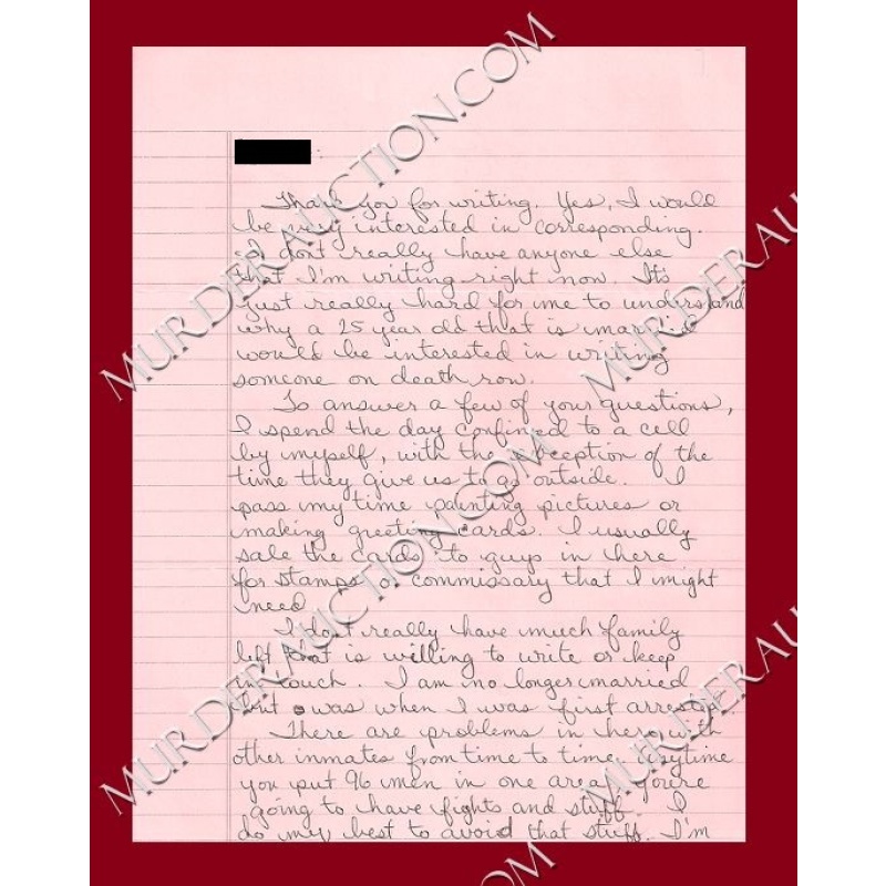 Steven Thacker letter/envelope 4/18/2007 EXECUTED