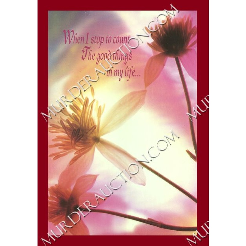 Thomas Dillon greeting card DECEASED