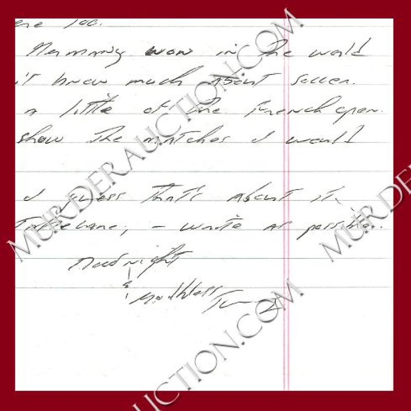 Thomas Whisenhant letter/envelope 6/9/2006 EXECUTED