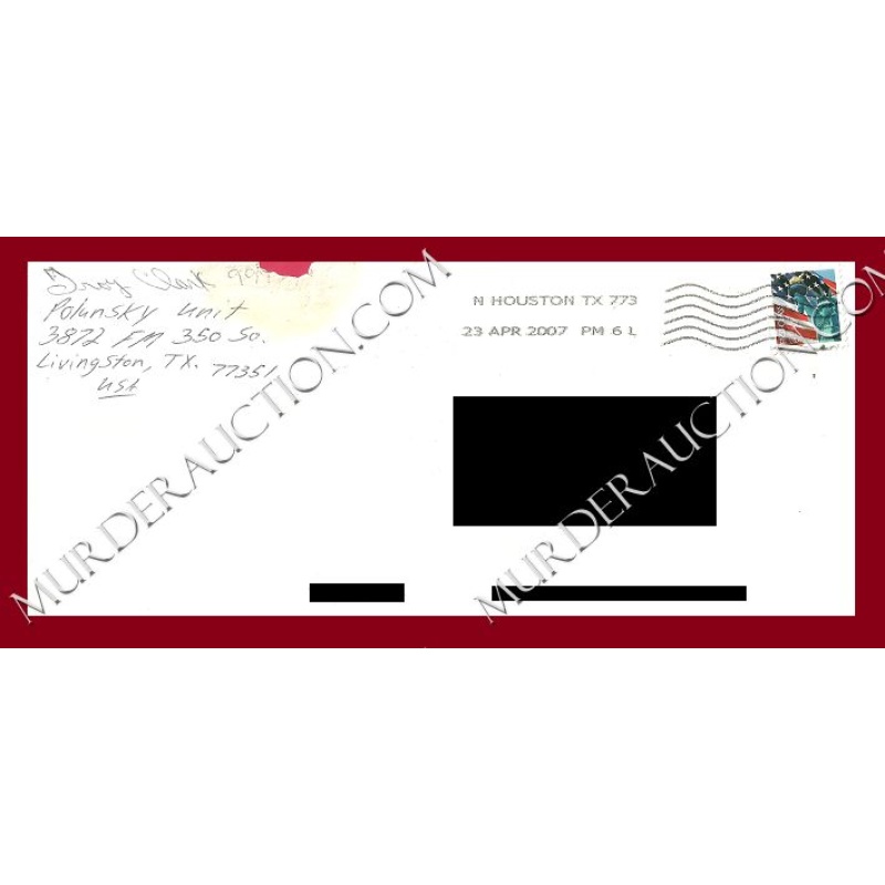 Troy Clark letter/envelope 4/20/2007 EXECUTED